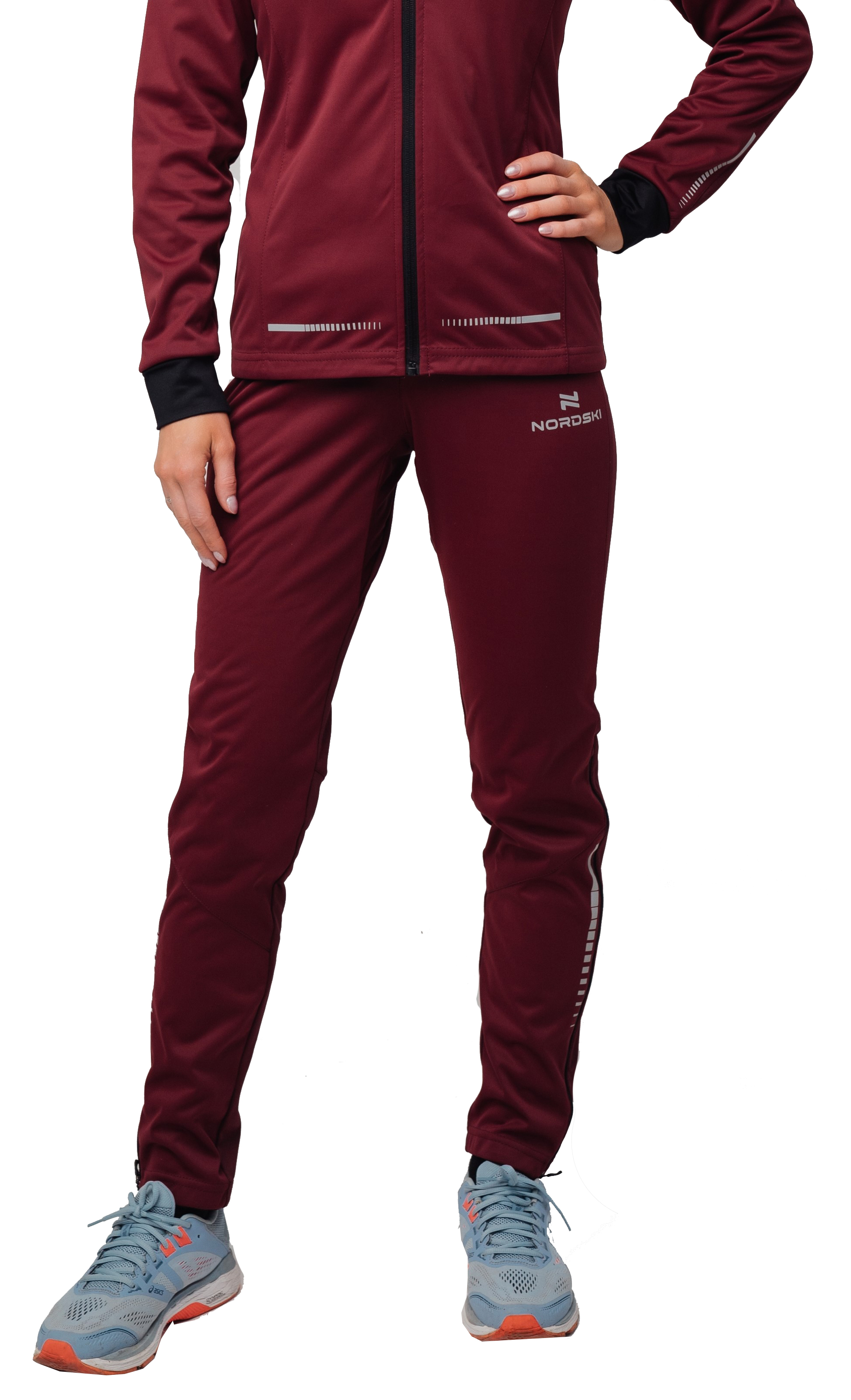 

Спортивные брюки женские NordSki Pro бордовые L, Pro
