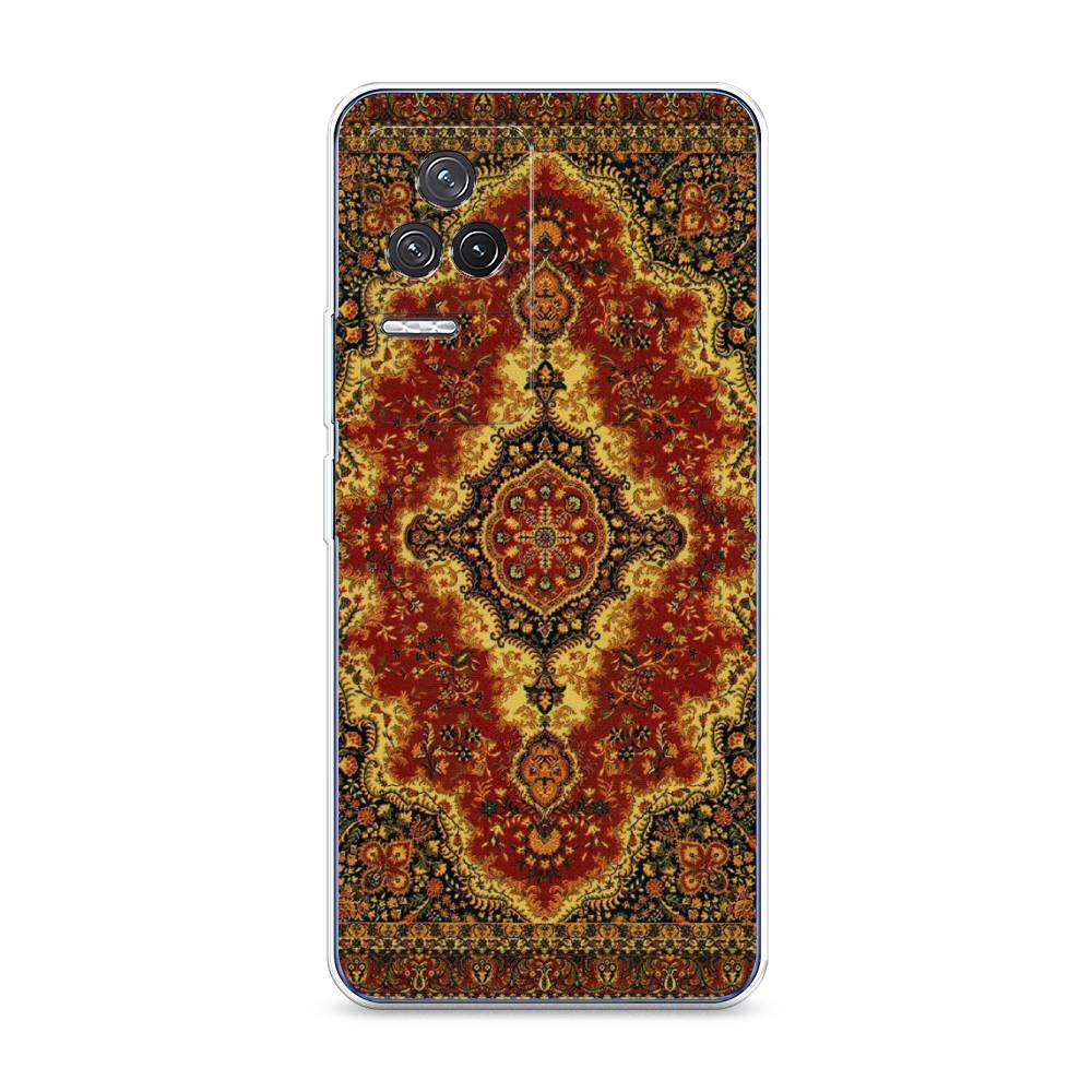 

Чехол на Xiaomi Redmi K50 "Ковер", Коричневый;золотистый;красный, 312250-3