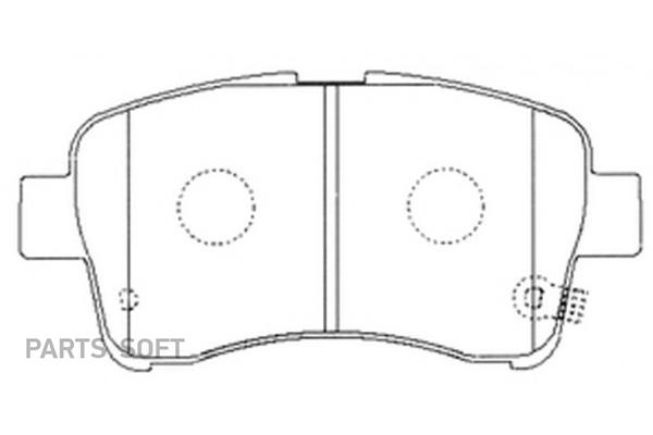 

Тормозные колодки SB Nagamochi дисковые BP29461, BP29461