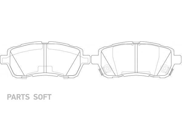 

Тормозные колодки SB Nagamochi дисковые BP25544, BP25544
