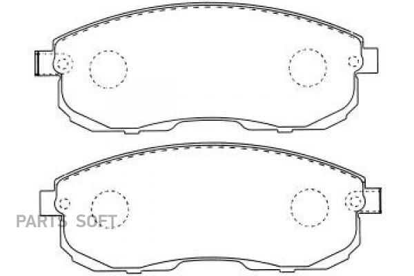 

Тормозные колодки SB Nagamochi дисковые BP22474, BP22474