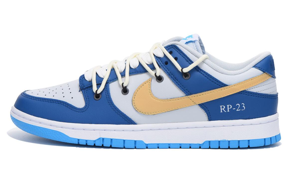 

Кеды унисекс Nike Dunk Low Retro голубые 45 EU, Голубой, Dunk Low Retro