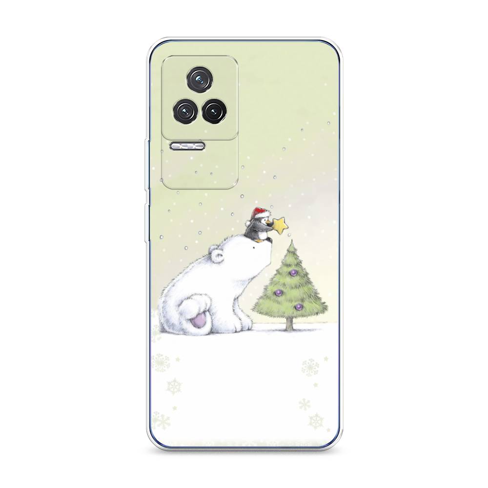 

Чехол на Xiaomi Redmi K50 "Украшение елки", Белый;бежевый, 312250-5