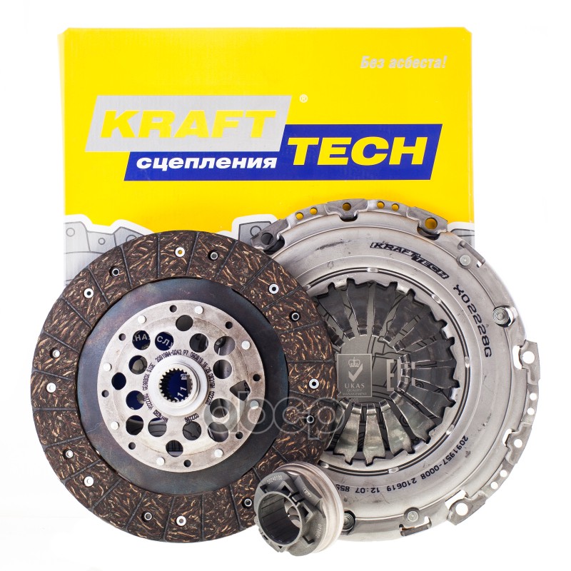 

KRAFTTECH W04228I Комплект сцепления AUDI A4/A6/VW PASSAT/SKODA SUPERB 1.9TD 98-05 () 1шт, W04228I