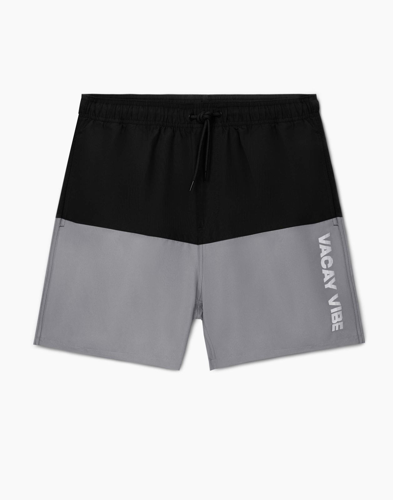 

Плавательные шорты мужские Gloria Jeans BSM000729 черный/серый S/182, BSM000729