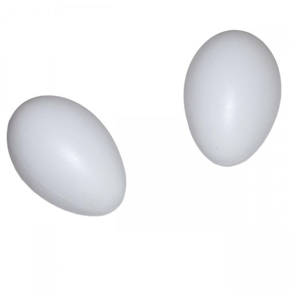 Пластиковое яйцо гусиное 1шт / 6508