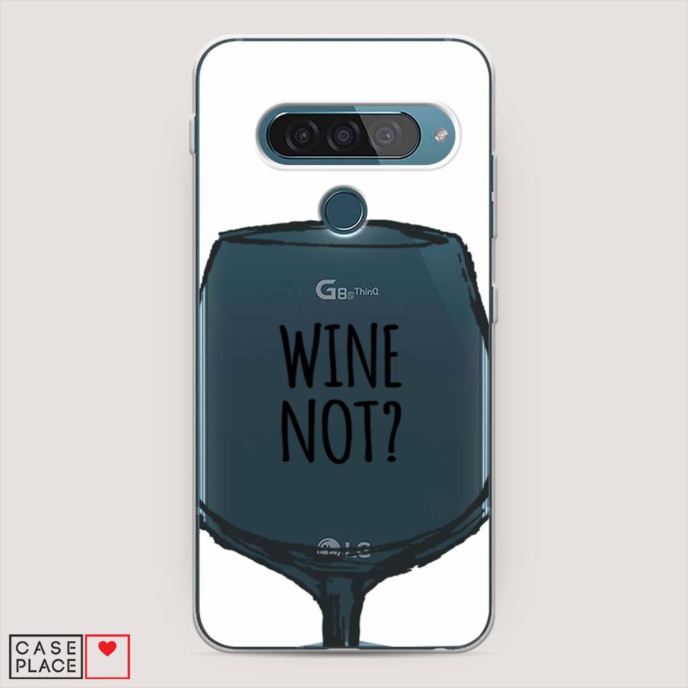 

Чехол для LG G8s ThinQ "Wine not white", Белый, 84050-6