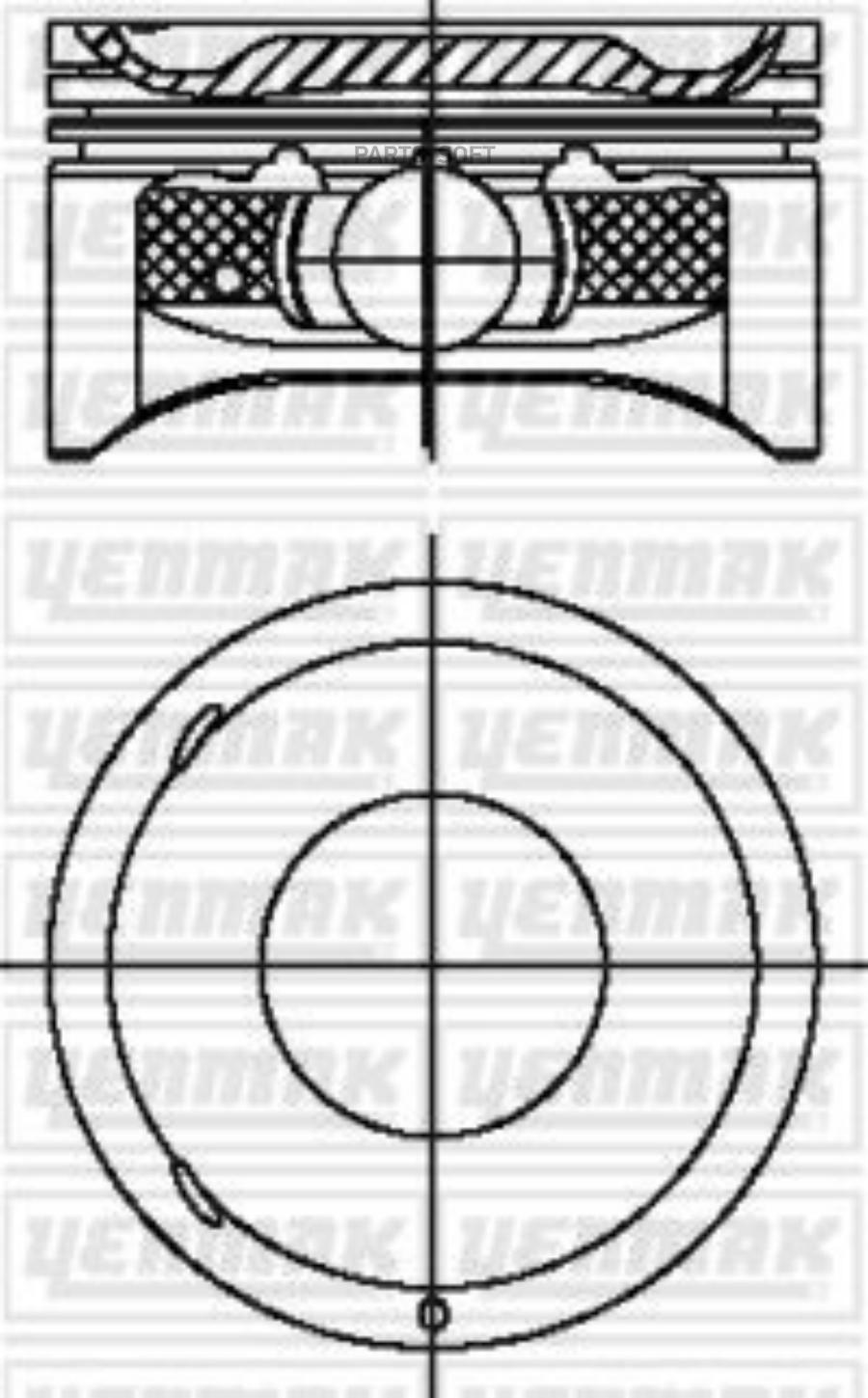 

87,50 Mm. Поршень С Пальцем,С Кольцами YENMAK 31-04232-000