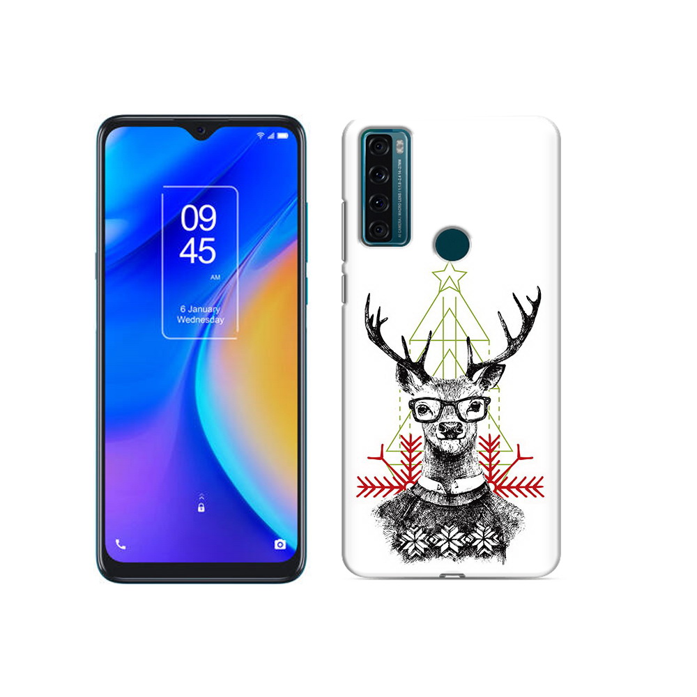 

Чехол MyPads Tocco для TCL 20 SE умный олень, Прозрачный, Tocco