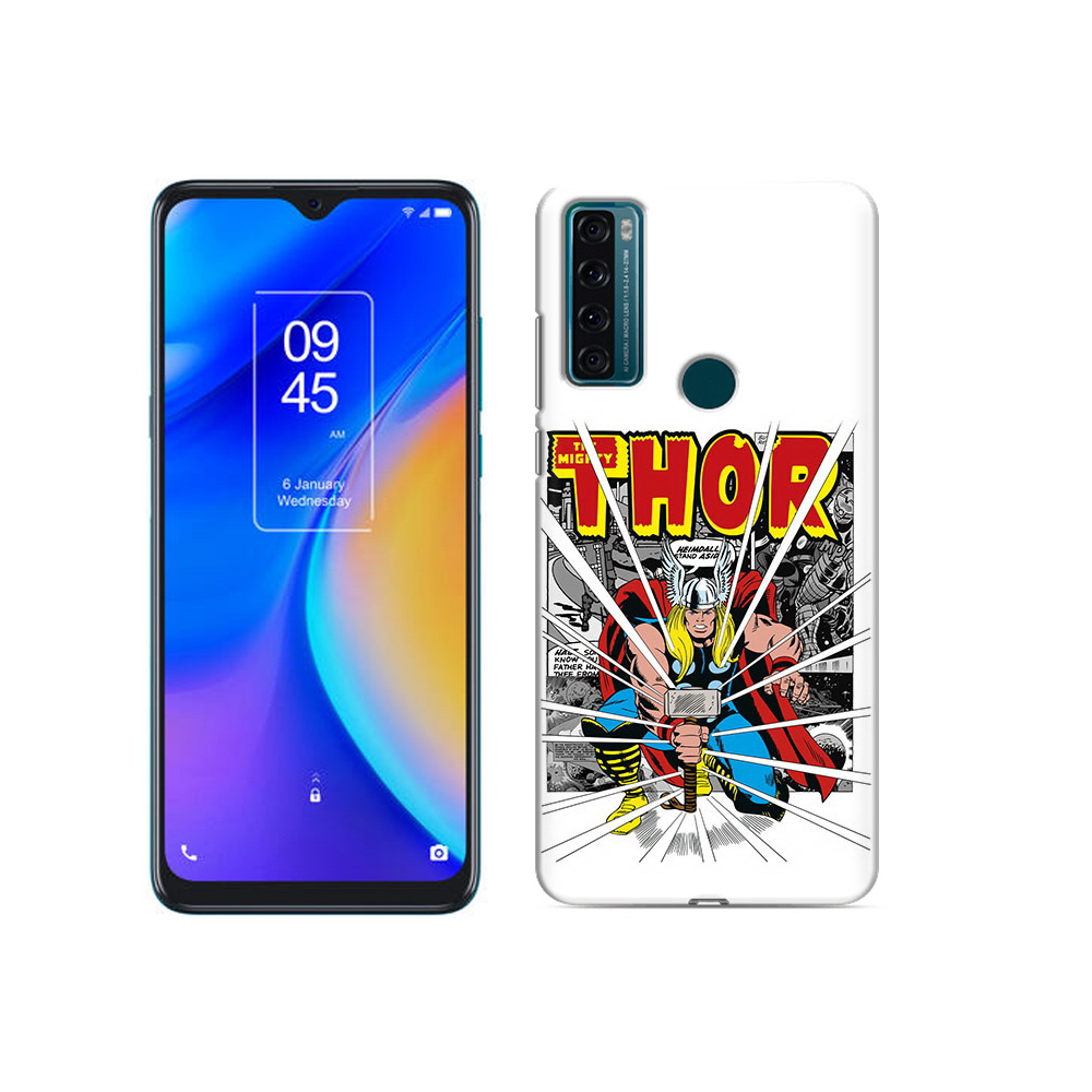 

Чехол MyPads Tocco для TCL 20 SE тор рисунок, Прозрачный, Tocco