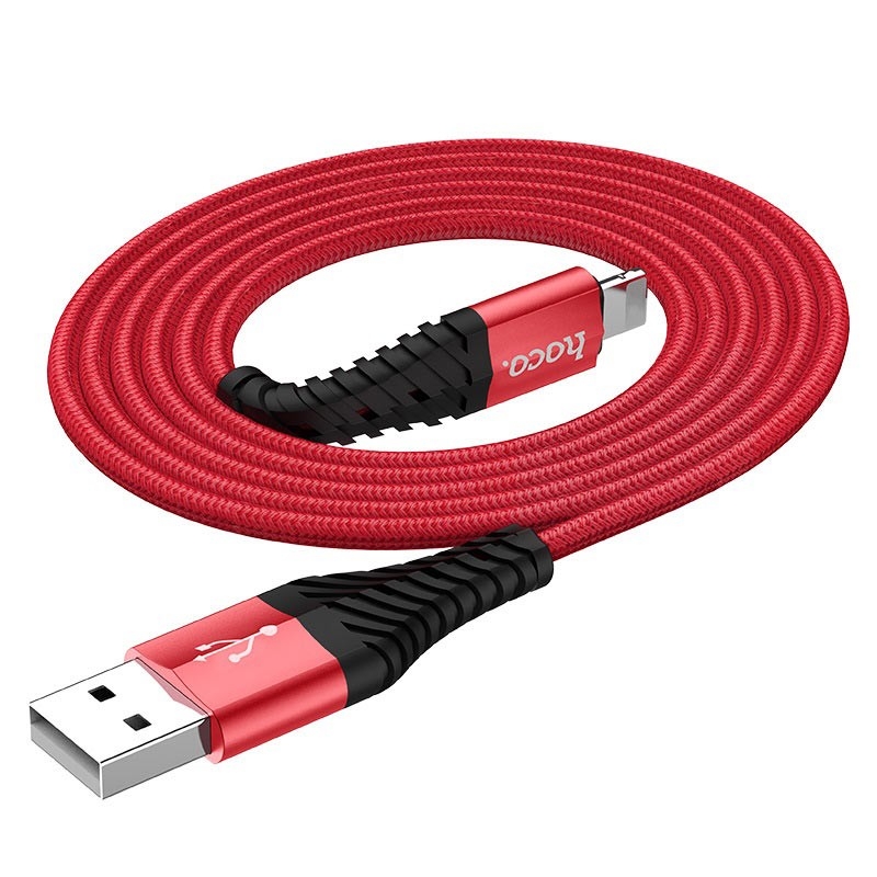 

Кабель Hoco X38 Lightning - USB 1 м, красный, X38