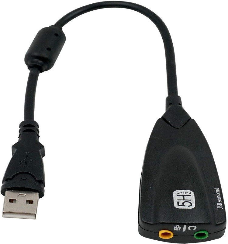 

Звуковая карта GSMIN RT-72 RCA (F) - USB (M) Black