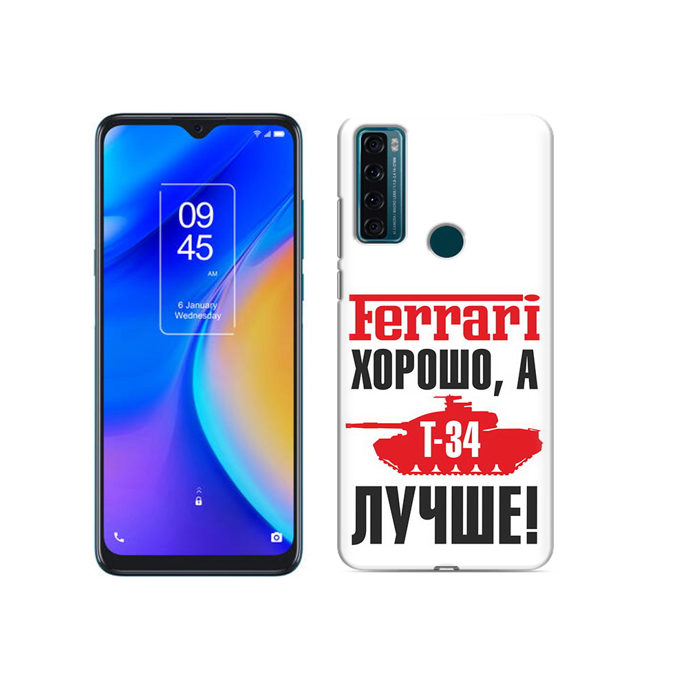

Чехол MyPads Tocco для TCL 20 SE т 34 лучше, Прозрачный, Tocco