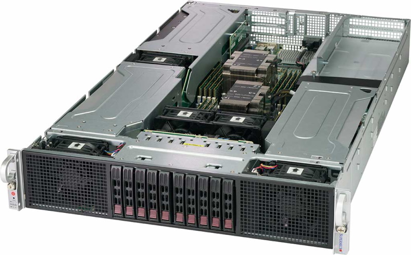 Supermicro Платформа SuperMicro SYS-2029GP-TR 1G 2P 2x2000W +AOC-MGP-i2M