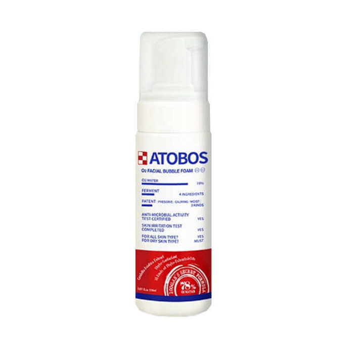 фото Пенка для умывания 1004 laboratory, мягкая кислородная atobos 02 facial bubble foam