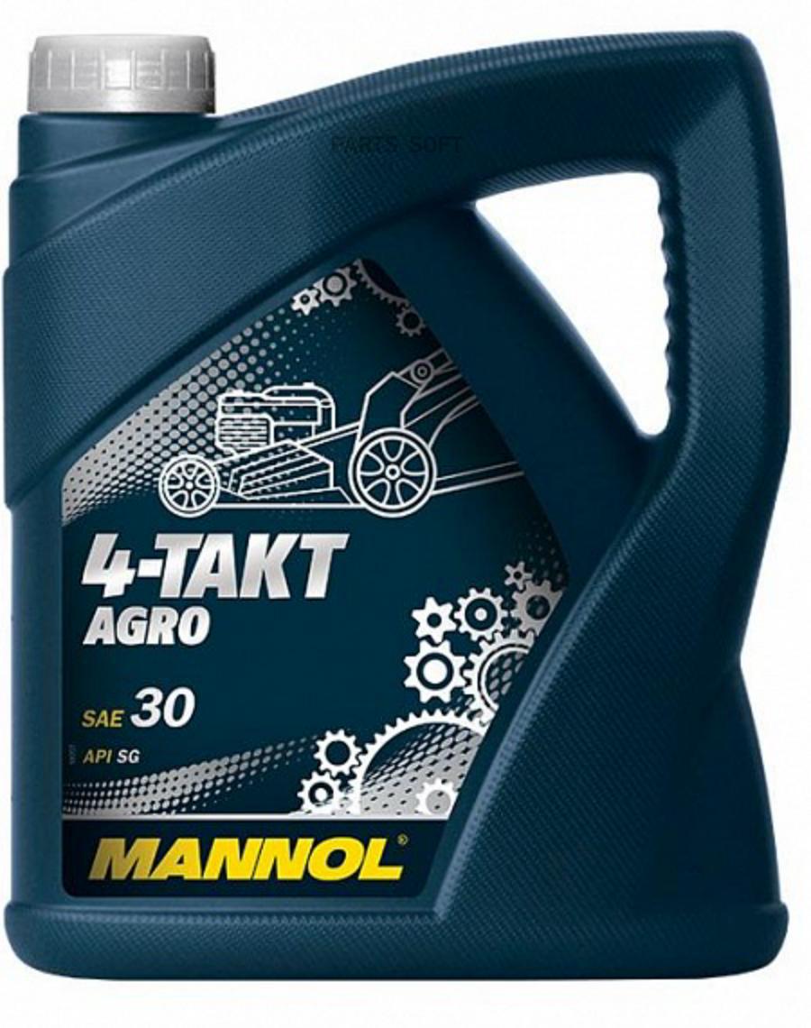 Моторное масло Mannol 4-Takt Agro Sae 30 4л 100040073403