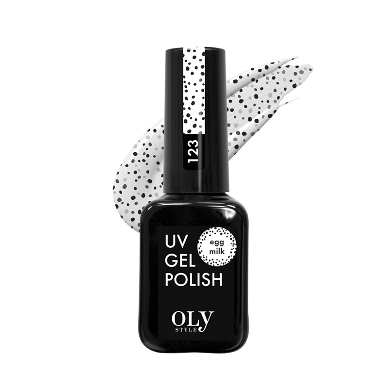 Гель-лак для ногтей Oly Style UV Gel Polish т.123 Egg milk 10 мл