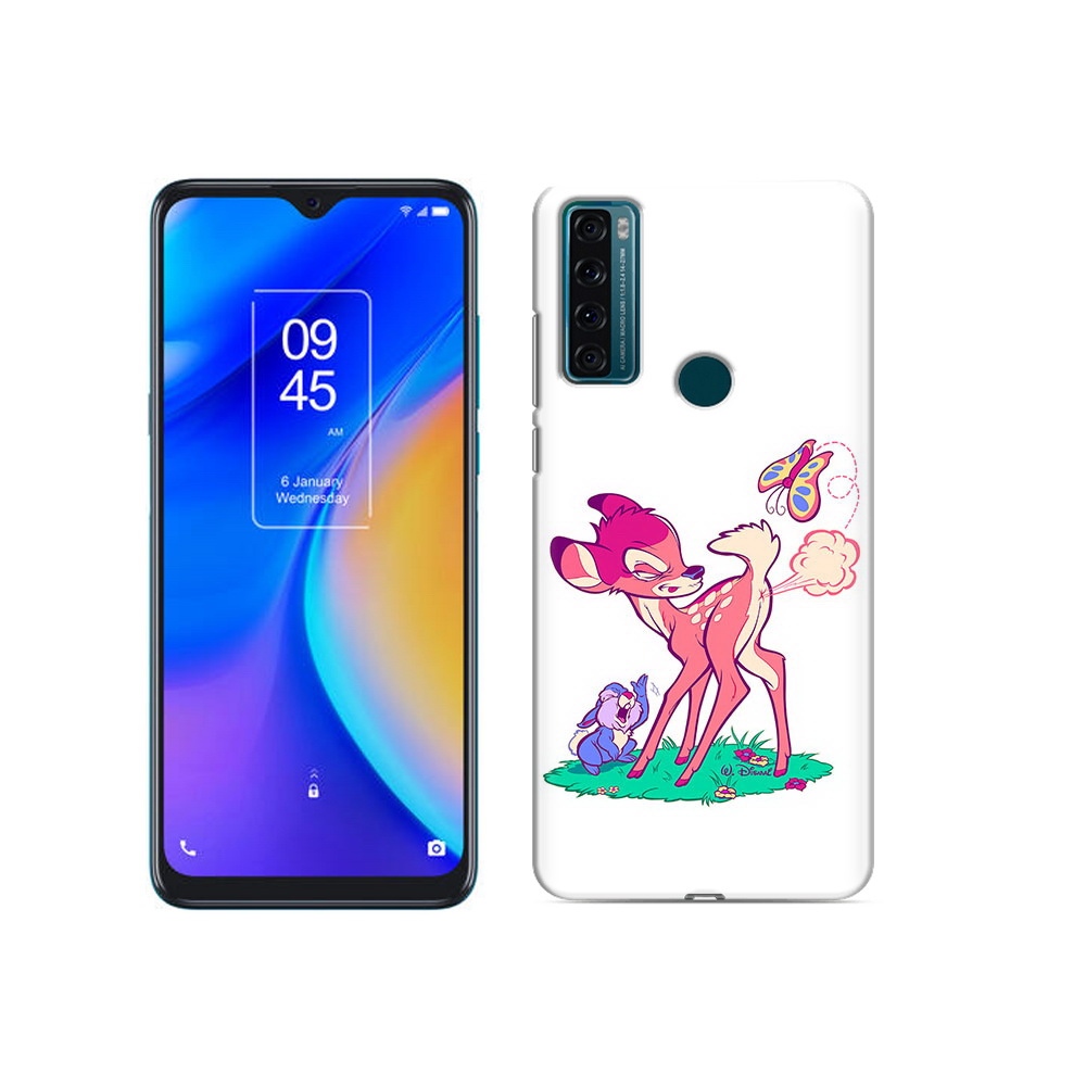

Чехол MyPads Tocco для TCL 20 SE смешной олененок, Прозрачный, Tocco