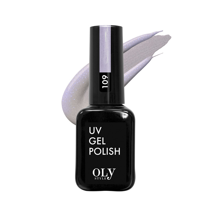 Гель-лак для ногтей Oly Style UV Gel Polish т.109 Нежно-сиреневый перламутр 10 мл