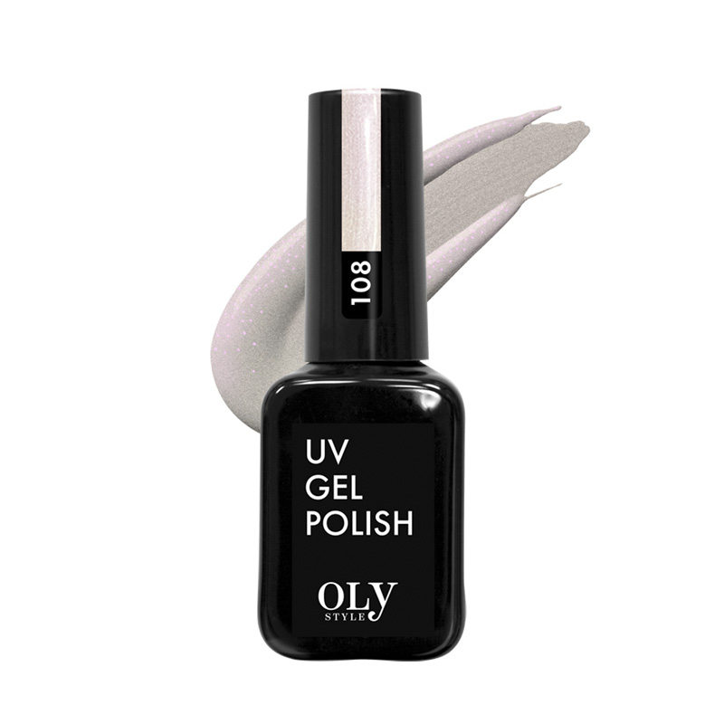 фото Гель-лак для ногтей oly style uv gel polish т.108 жемчужный перламутр 10 мл