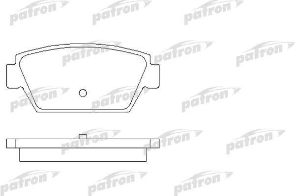 

Тормозные колодки PATRON дисковые PBP507