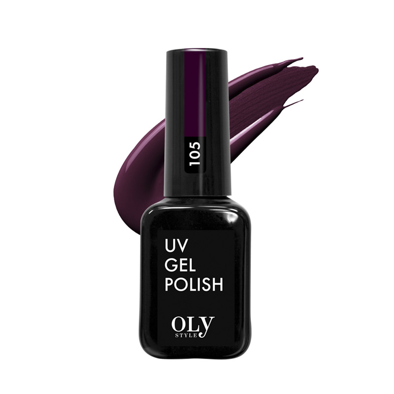 фото Гель-лак для ногтей oly style uv gel polish т.105 cпелая xерешня 10 мл