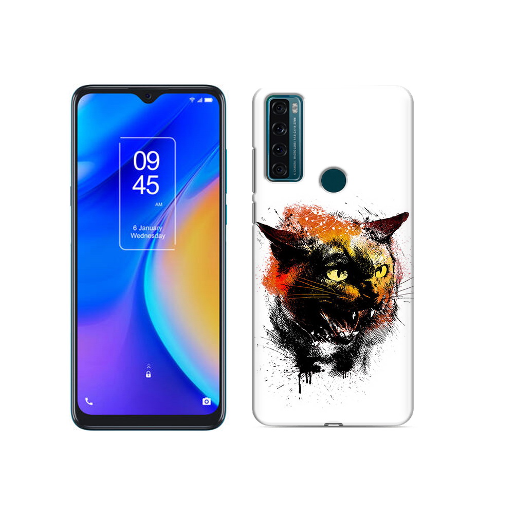 

Чехол MyPads Tocco для TCL 20 SE сиамский кот, Прозрачный, Tocco