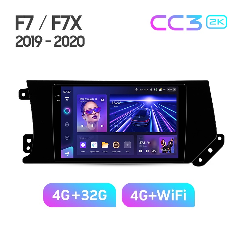 Магнитола TEYES HAVAL HOVER GREAT WALL F7F7X 2019 г CC3 2K 432ГБ 3489000₽