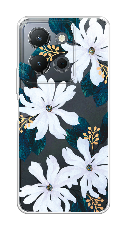 

Чехол на Vivo Y36 4G "Delilah Flower", Зеленый;белый, 269250-1