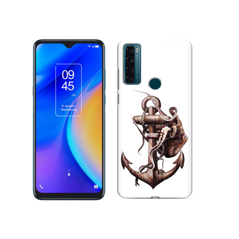 

Чехол MyPads Tocco для TCL 20 SE ржавый якорь, Прозрачный, Tocco
