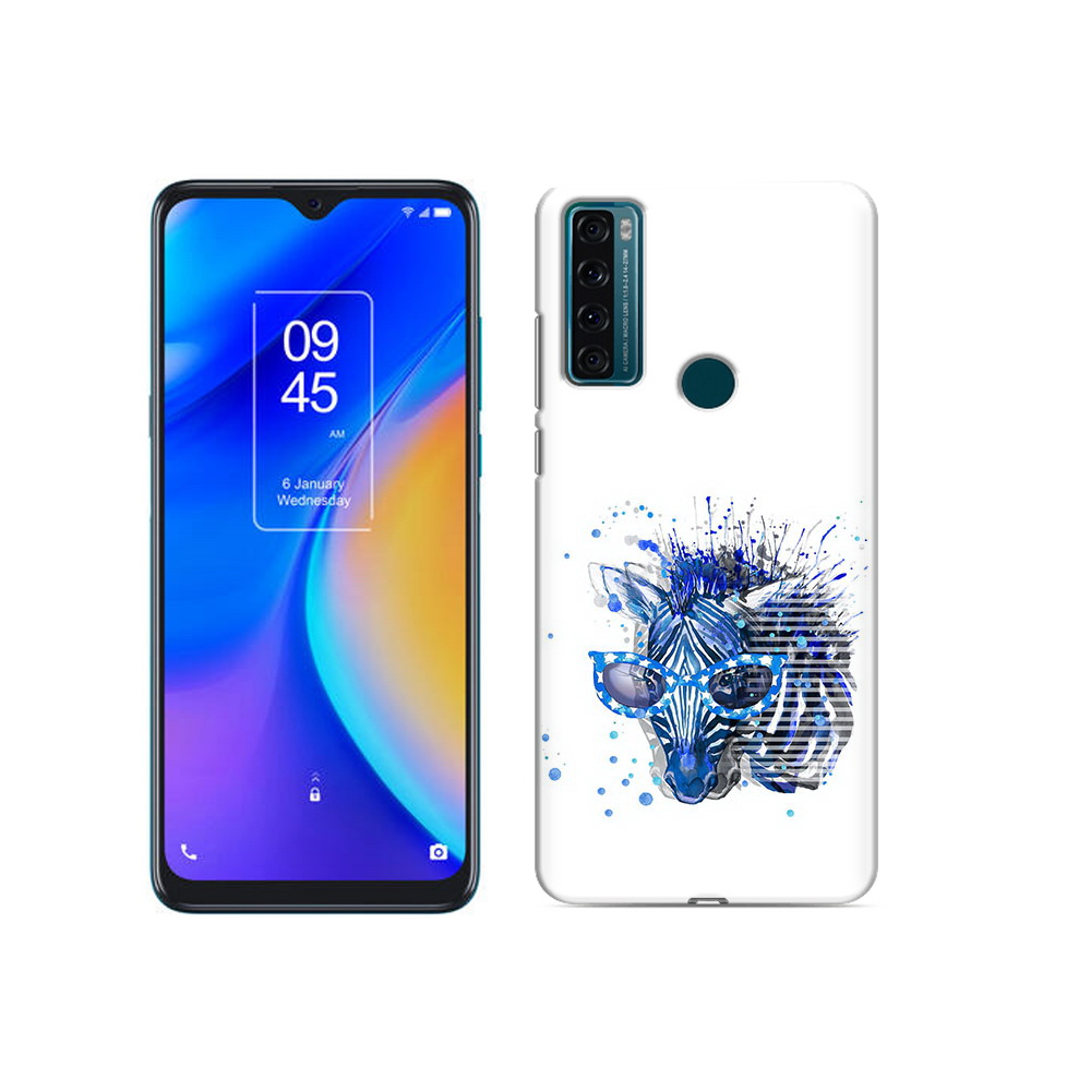

Чехол MyPads Tocco для TCL 20 SE расплывчатая зебра, Прозрачный, Tocco