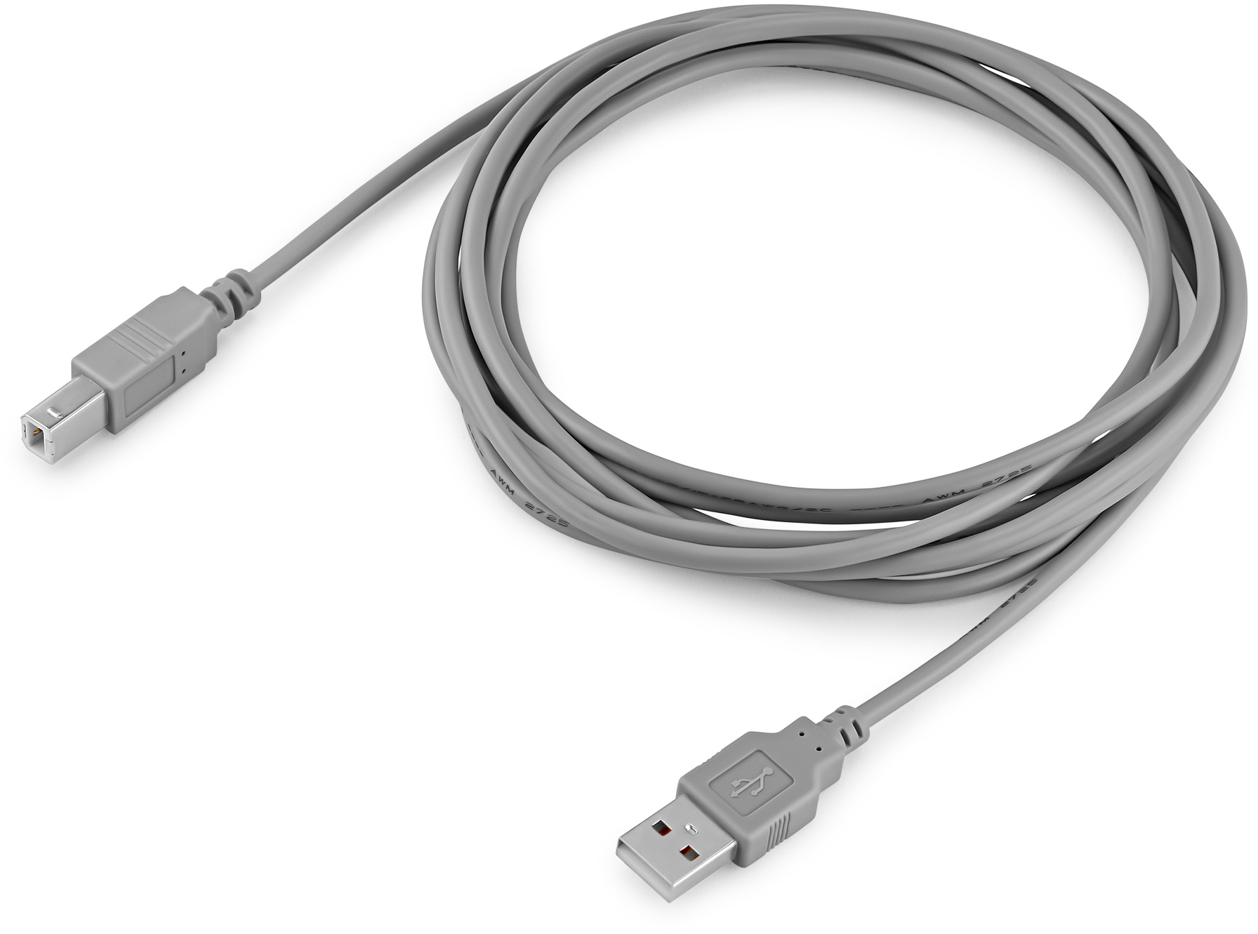 

Кабель Buro USB A-USB B вилка-вилка 3м (BHP RET USB_BM30) серый