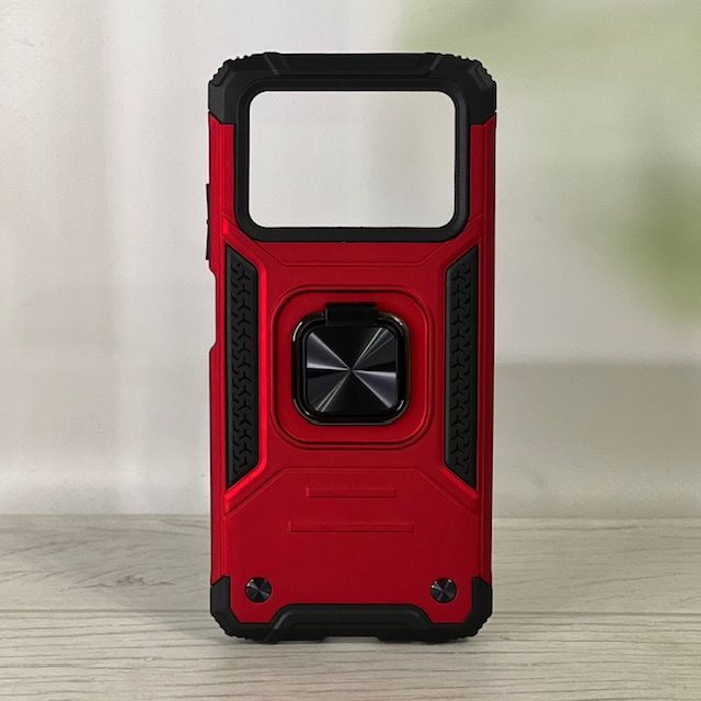 

Противоударный чехол для Xiaomi Poco M4 Pro красный