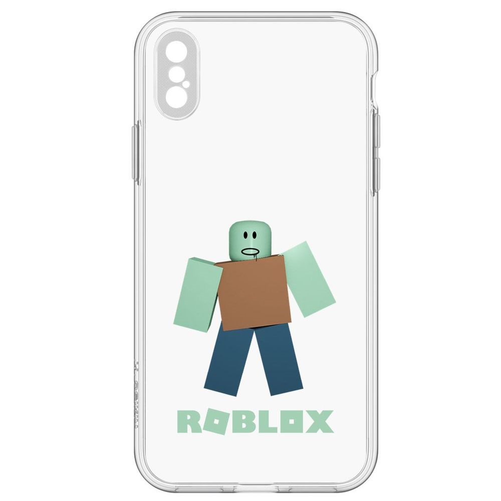 

Чехол-накладка Roblox-Зомби для iPhone XS, Прозрачный