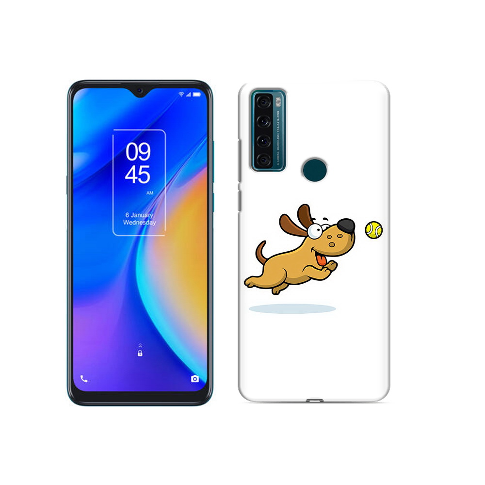 

Чехол MyPads Tocco для TCL 20 SE пёсик, Прозрачный, Tocco