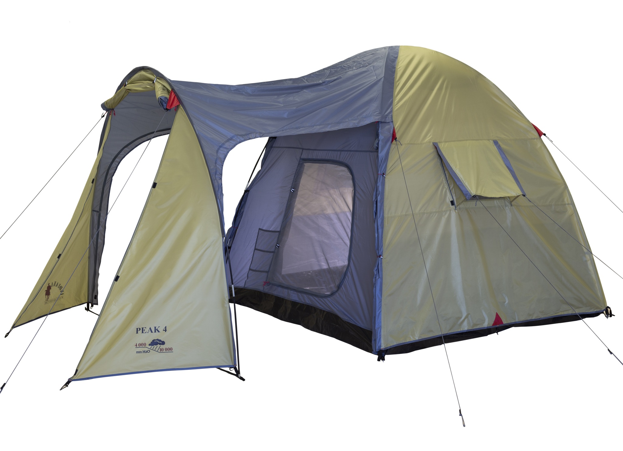 

Туристическая палатка Canadian Camper Indiana Peak 4 оливково-серый, Серый;зеленый, Indiana Peak 4