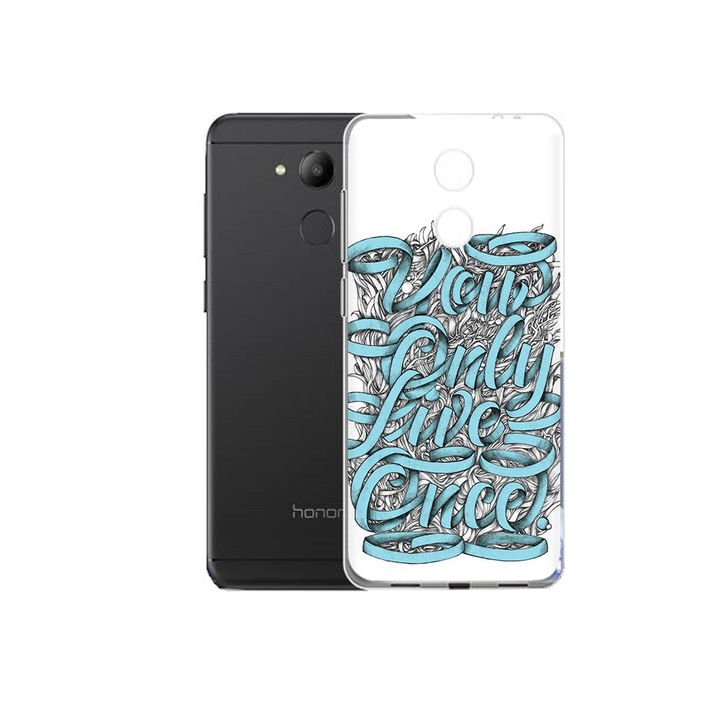 

Чехол MyPads Tocco для Honor 6C слова из ленты абстракция (PT67887.49.607), Прозрачный, Tocco
