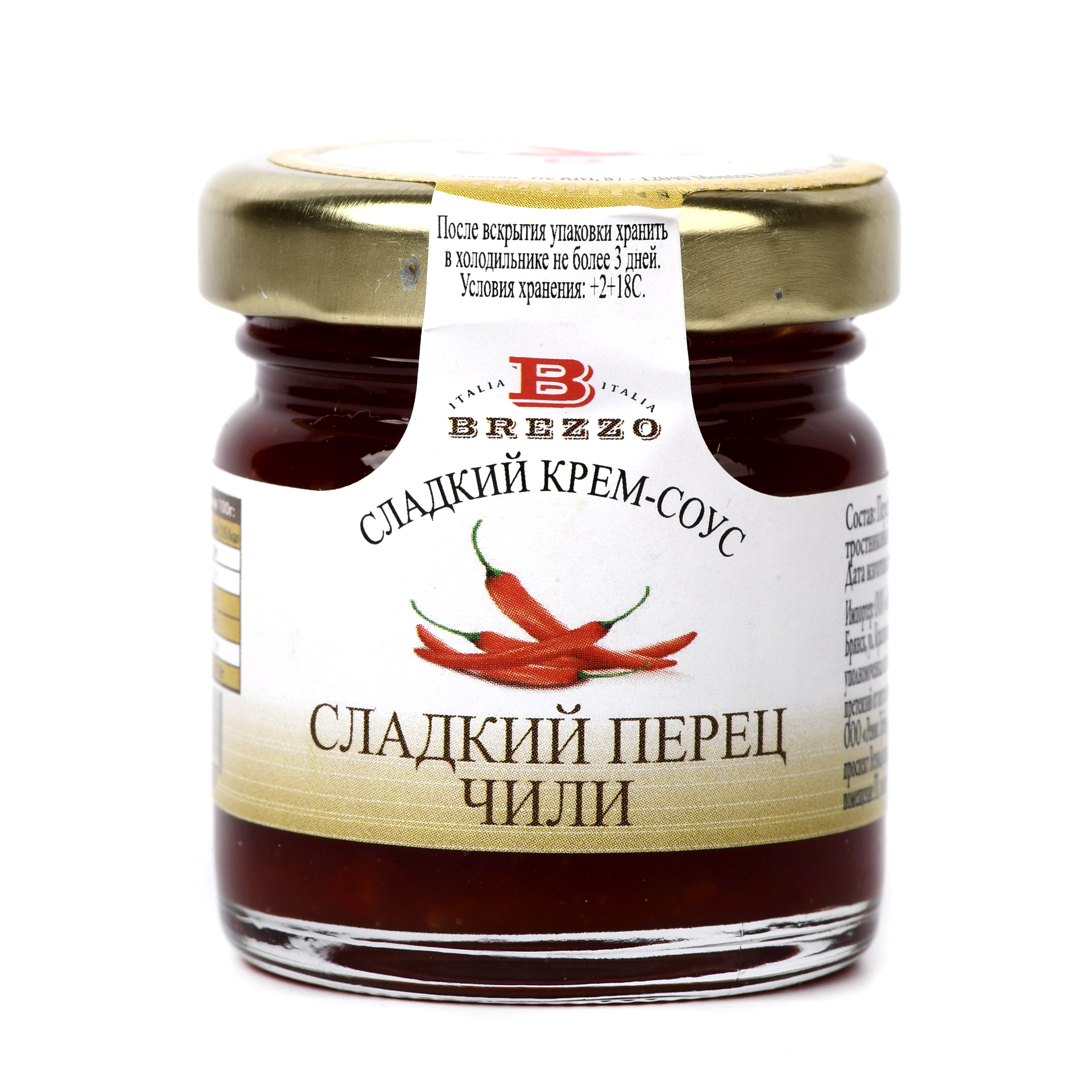 

Соус Brezzo Сладкий перец чили крем для сыров 40 г