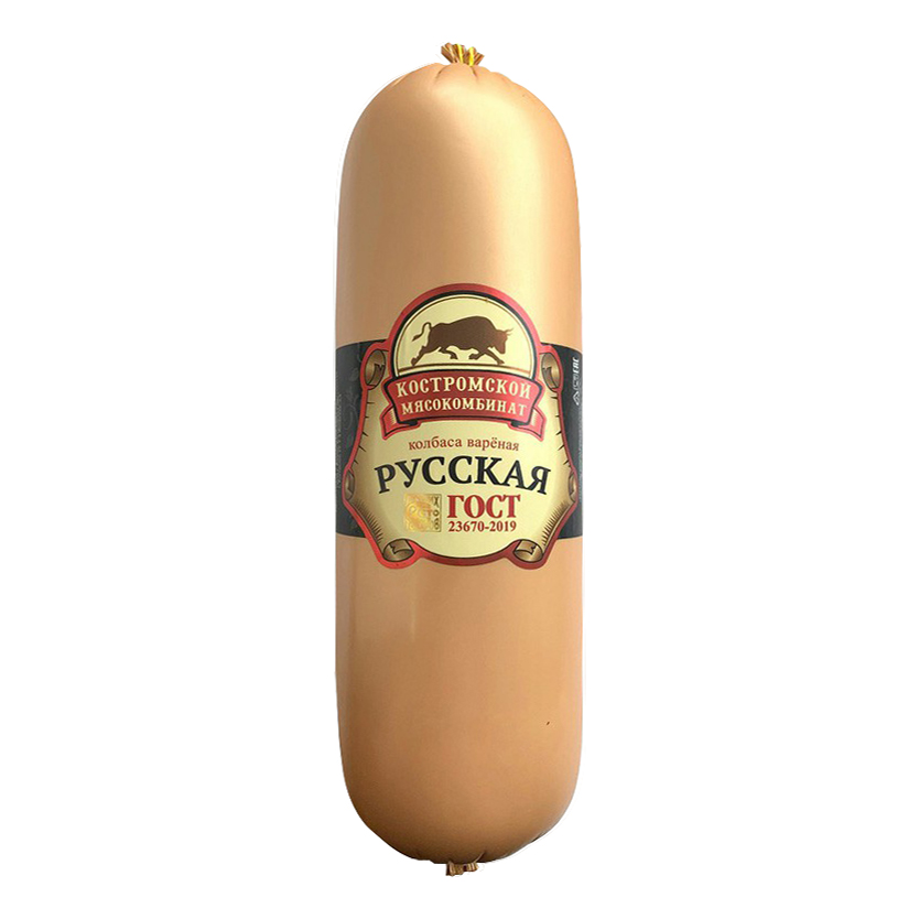 

Колбаса вареная Костромской МК Русская +-500 г