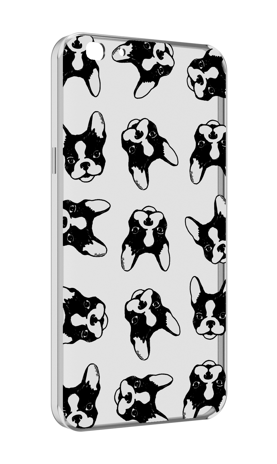 

Чехол MyPads черно белые собачки для Oppo A77/F3 (2017 год), Прозрачный, Tocco