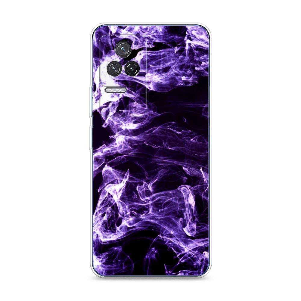 

Чехол на Xiaomi Redmi K50 "Фиолетовый дым", Фиолетовый;белый;черный, 312250-3