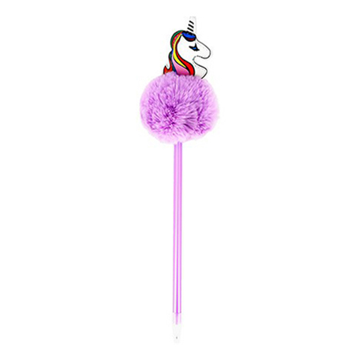 Шариковая ручка Fun Pom Pom Unicorn violet