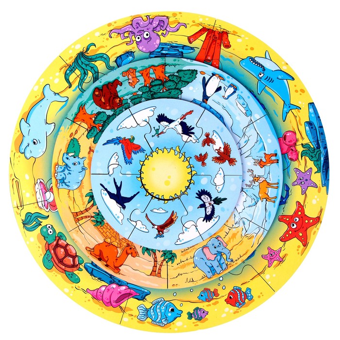 

ЛазерПРО Пазл-пирамида «Земля»