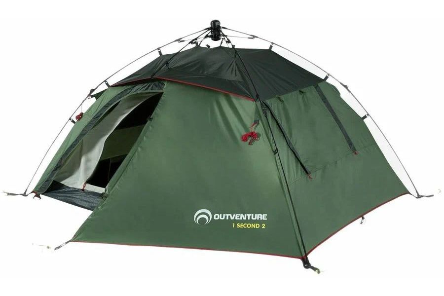 

Палатка Outventure Second кемпинг. 2мест. темно-зеленый (112877-74)