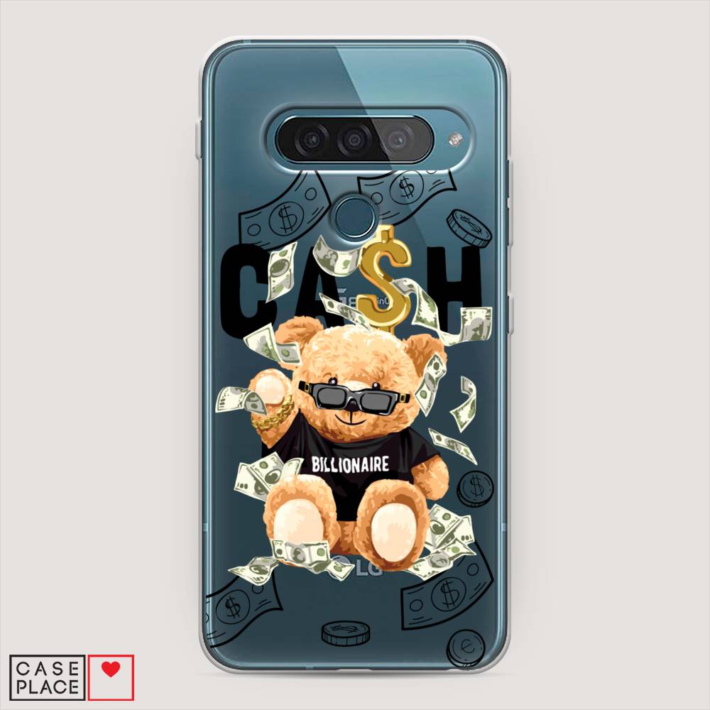 

Чехол для LG G8s ThinQ "Big cash", Черный;серый;бежевый, 84050-6