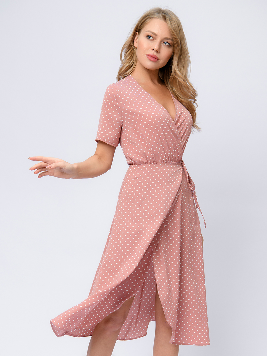 

Платье женское 1001dress 202647 розовое 50 RU, Розовый, 0202647