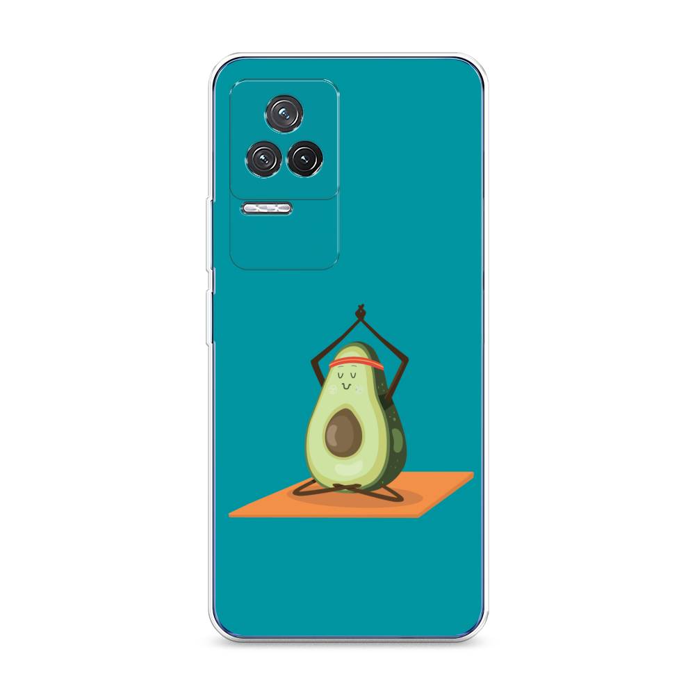 

Чехол на Xiaomi Redmi K50 "Расслабься с авокадо", Голубой, 312250-6