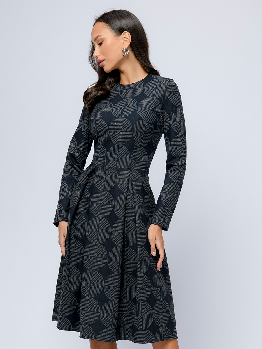 

Платье женское 1001dress 0100702 синее 46 RU, Синий, 0100702
