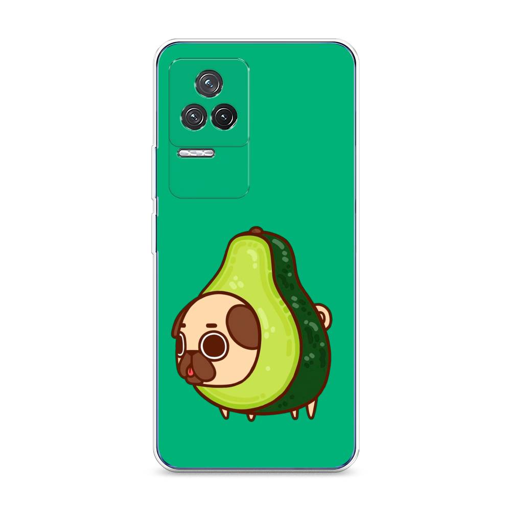 

Чехол на Xiaomi Redmi K50 "Мопс авокадик", Зеленый, 312250-1
