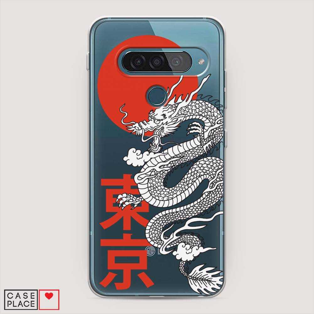 

Чехол для LG G8s ThinQ "Китайский дракон", Черный;красный;белый, 84050-1
